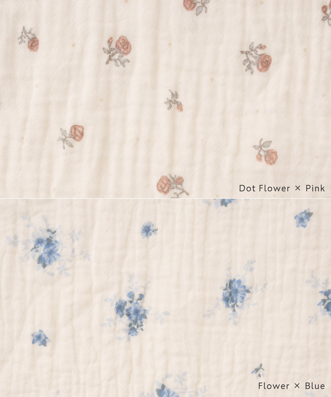 Double Gauze Blouse with Frilled Collar