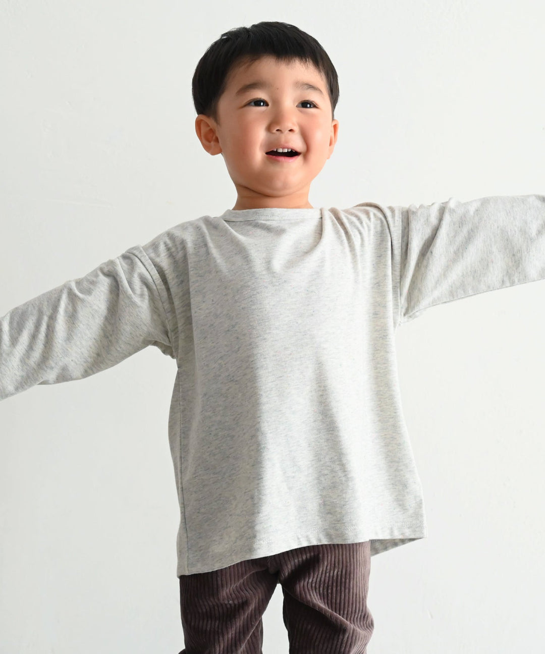 【AW】Color Nep Oversized Long-Sleeve T-Shirt