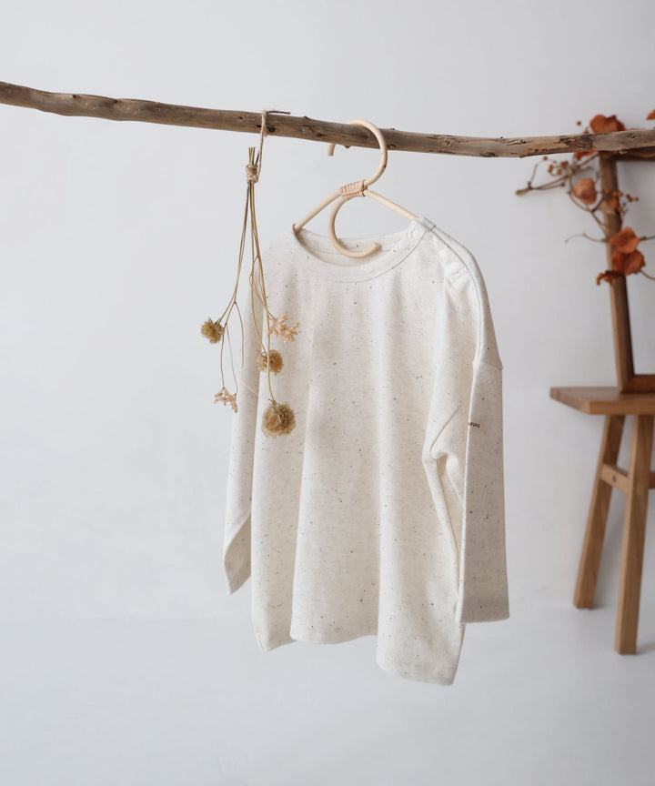 【AW】Color Nep Oversized Long-Sleeve T-Shirt