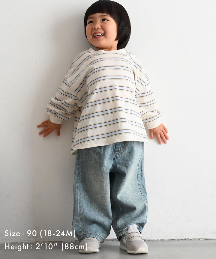 Vintage-Style Denim Pants