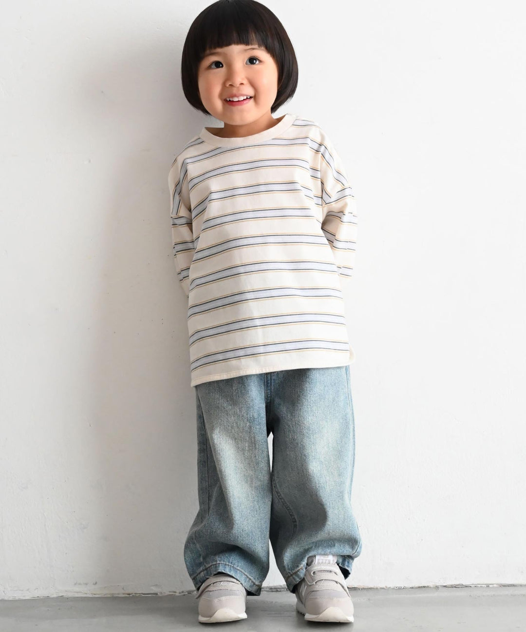 Vintage-Style Denim Pants