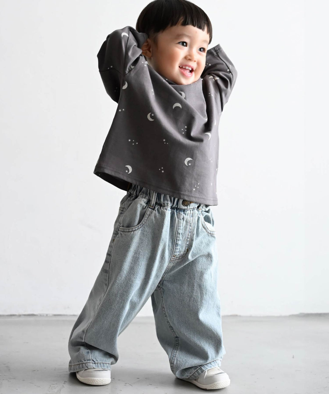 Vintage-Style Denim Pants