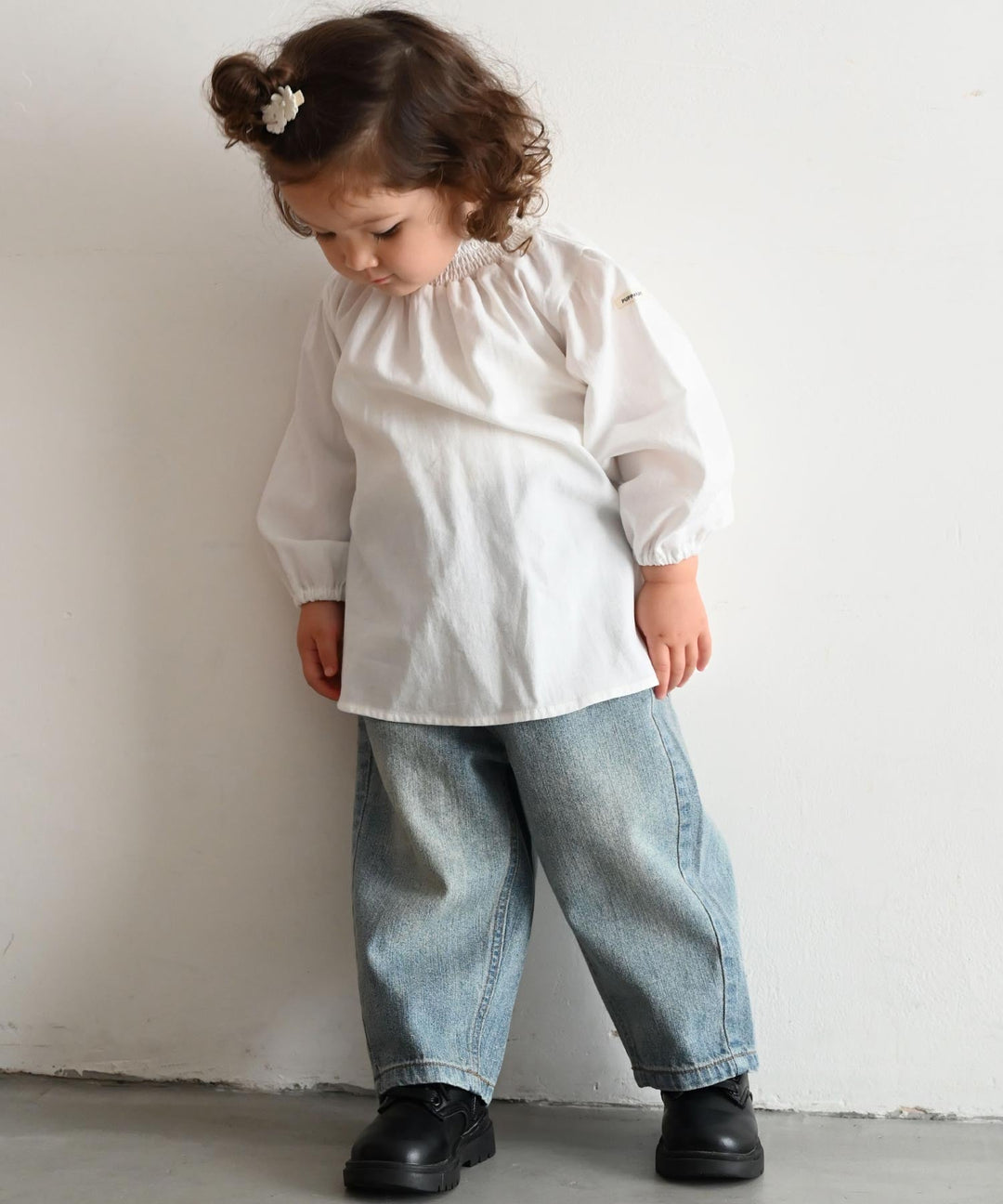 Vintage-Style Denim Pants