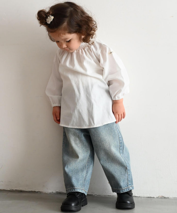 Vintage-Style Denim Pants