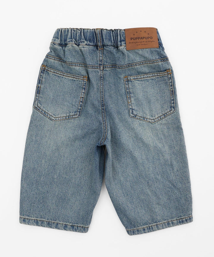 Vintage-Style Denim Pants