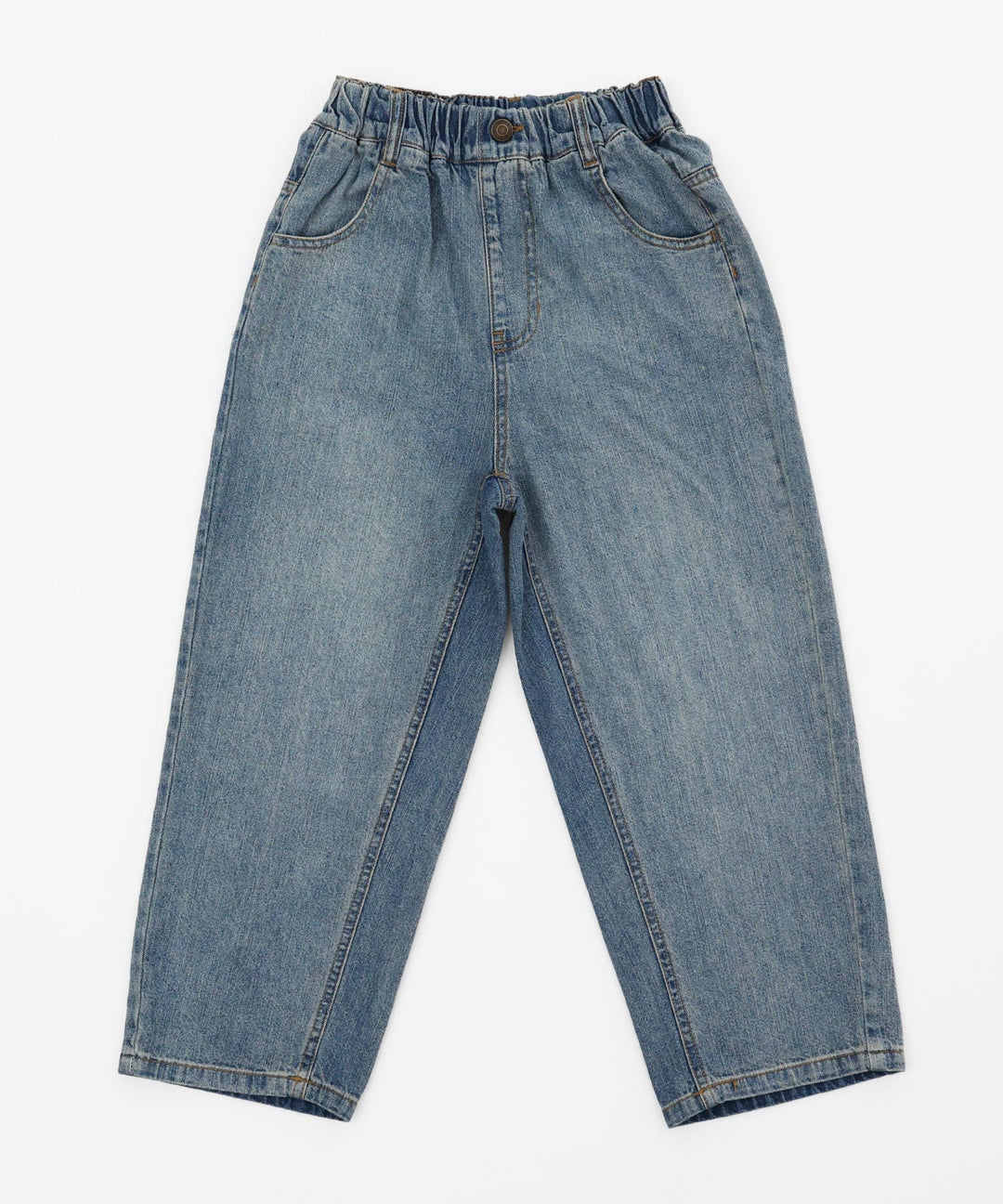 Vintage-Style Denim Pants