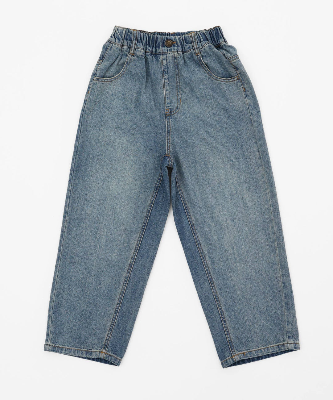 Vintage-Style Denim Pants