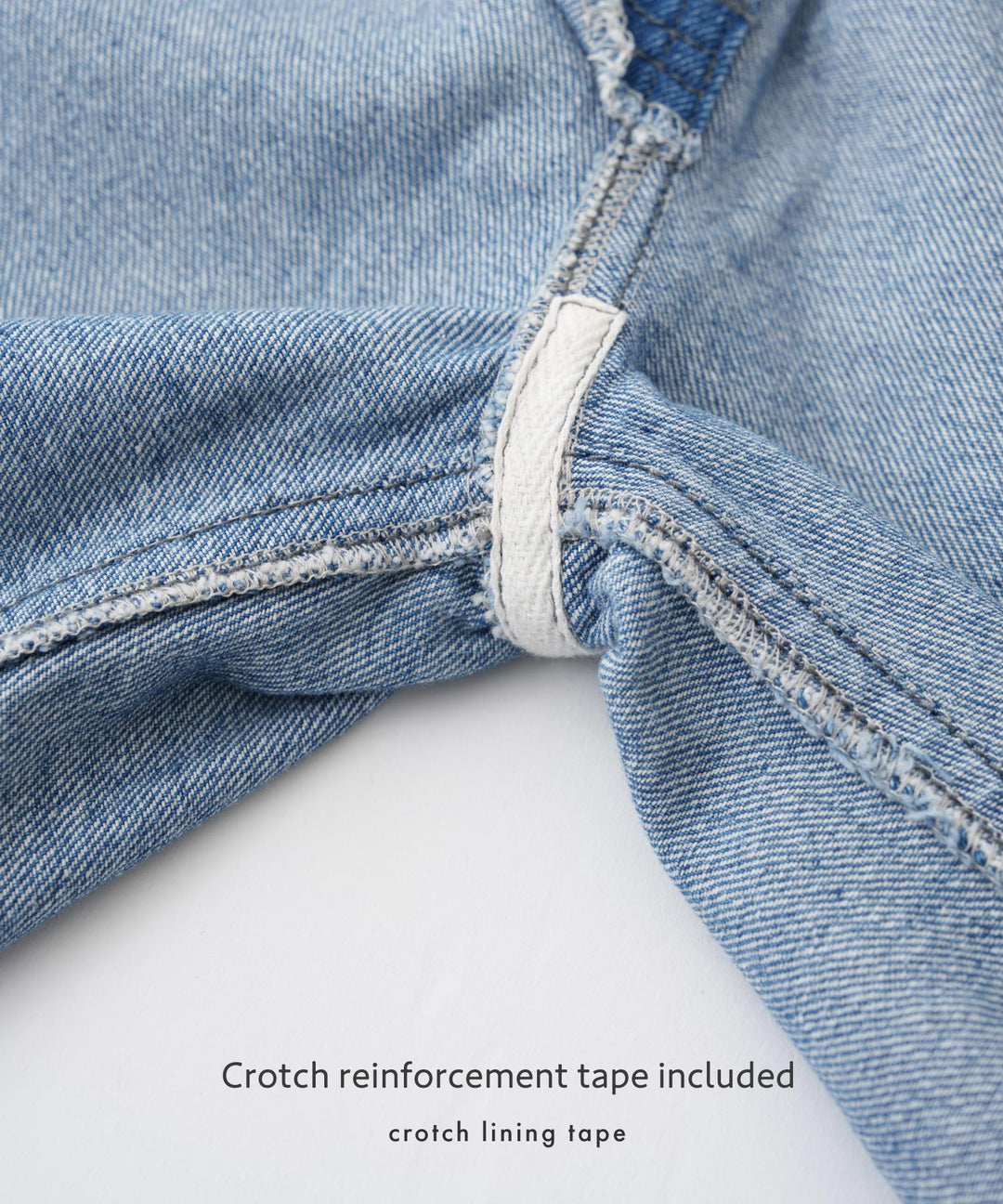 Vintage-Style Denim Pants