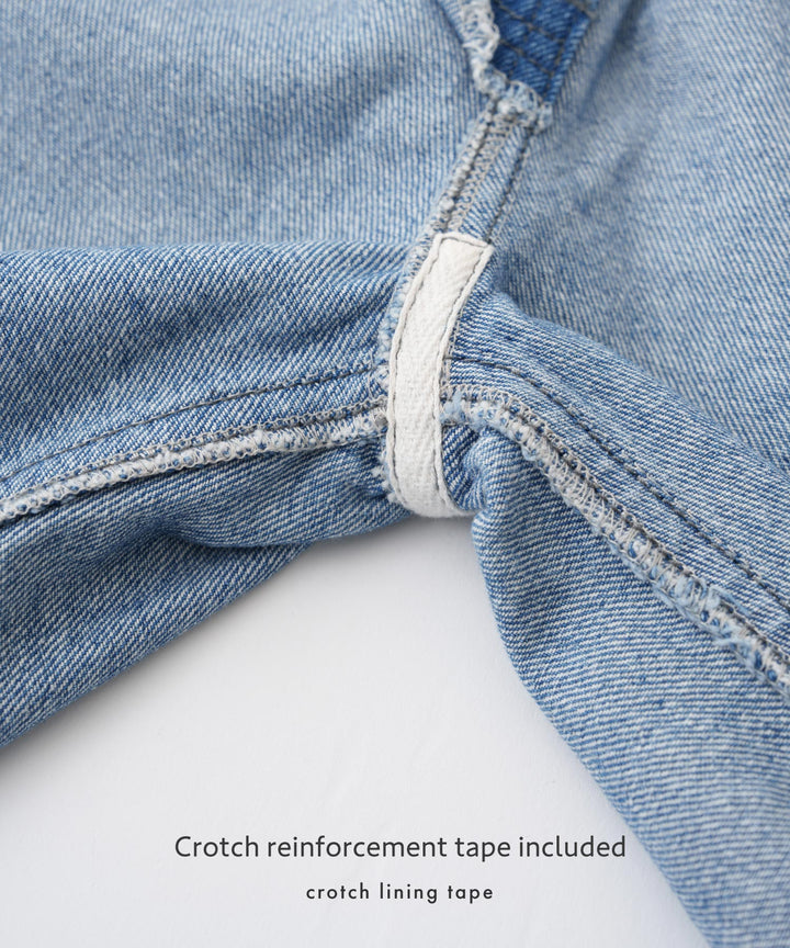 Vintage-Style Denim Pants