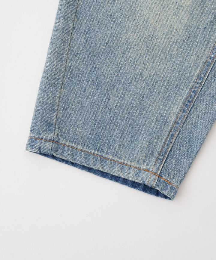 Vintage-Style Denim Pants