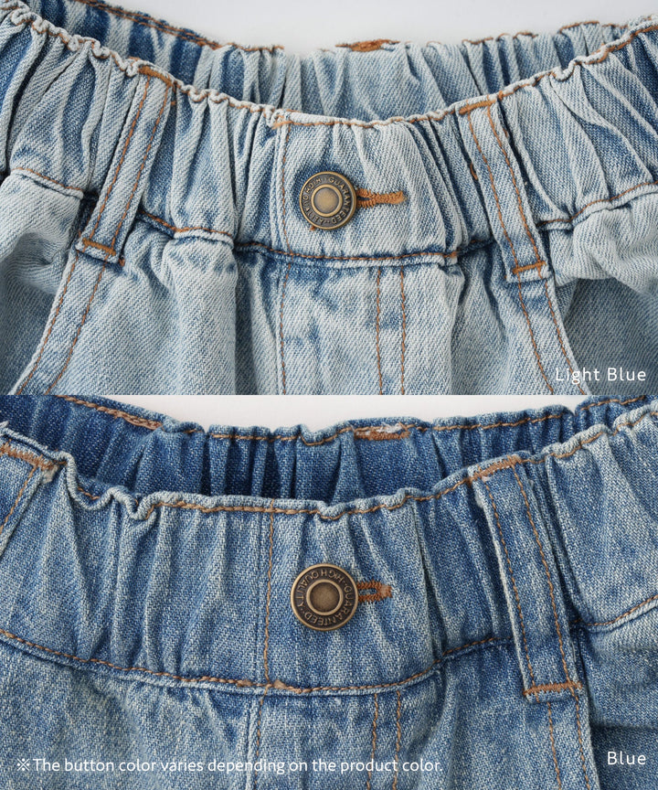 Vintage-Style Denim Pants