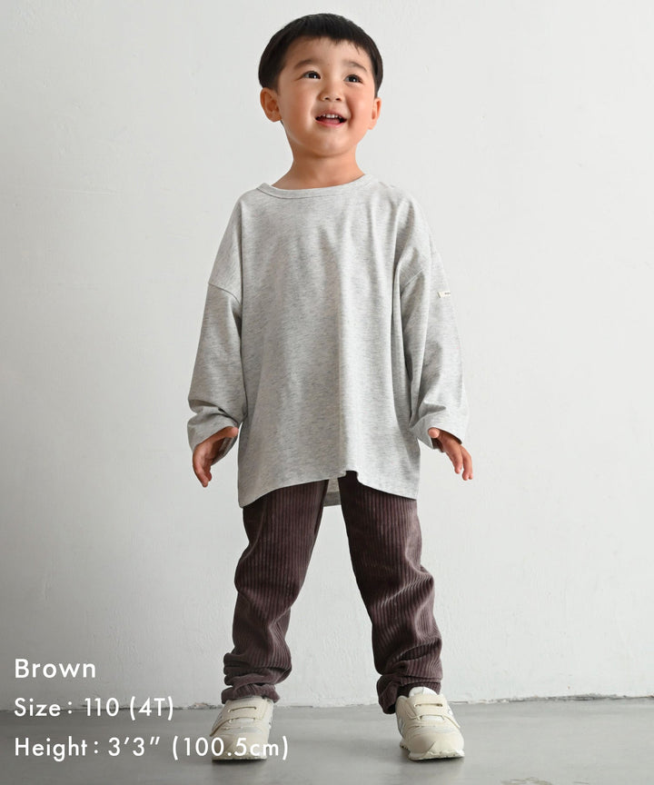 High-Rise Fine Corduroy Leggings