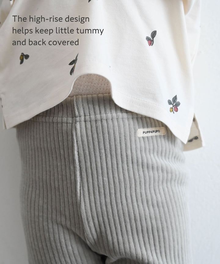 High-Rise Fine Corduroy Leggings