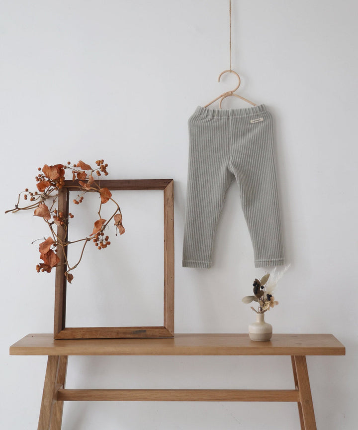 High-Rise Fine Corduroy Leggings