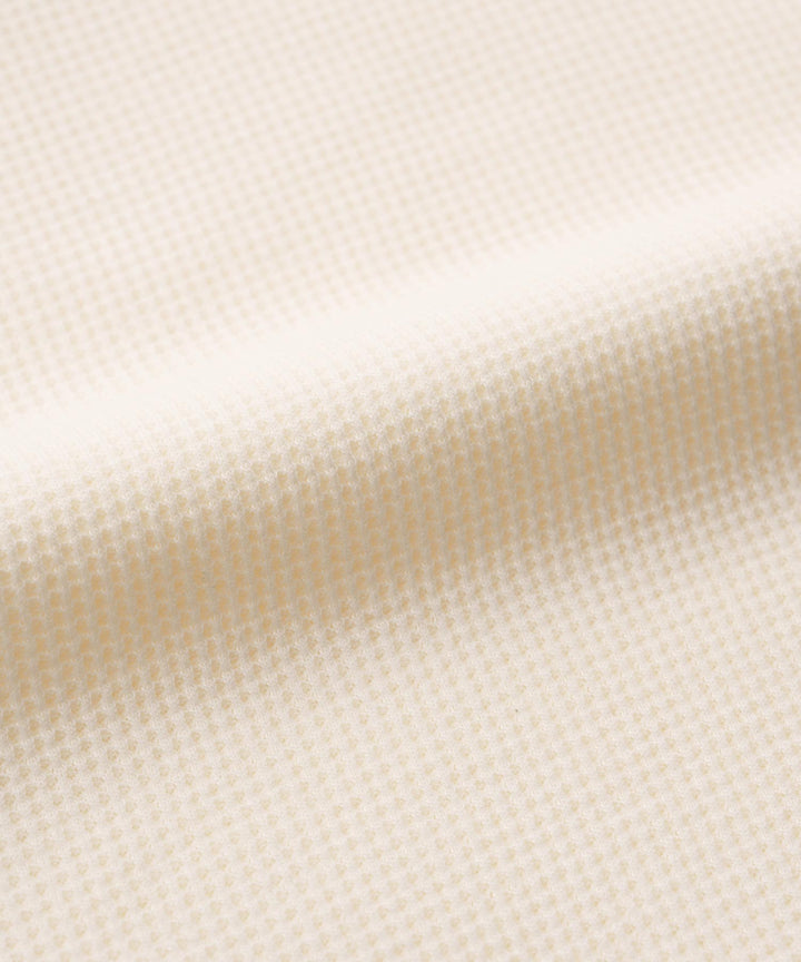 Long-Sleeve Waffle Romper with Bonnet