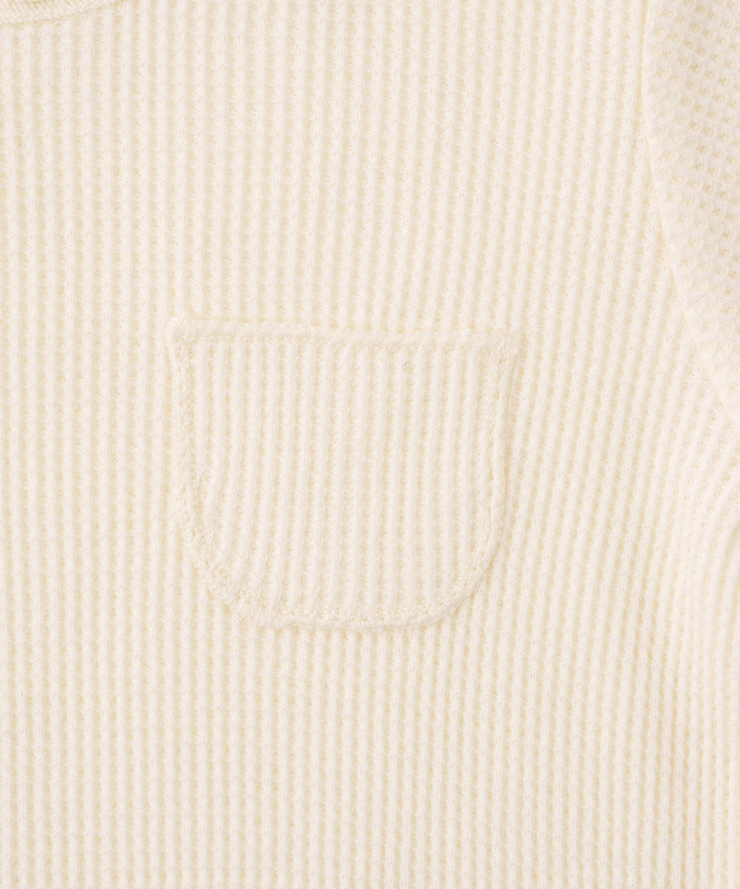 Long-Sleeve Waffle Romper with Bonnet