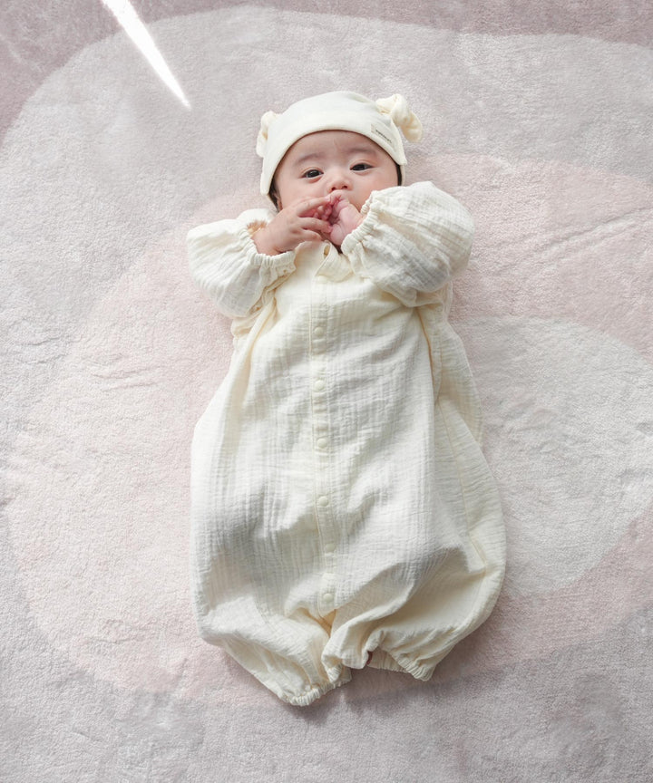 2-Way Double Gauze Coverall Romper