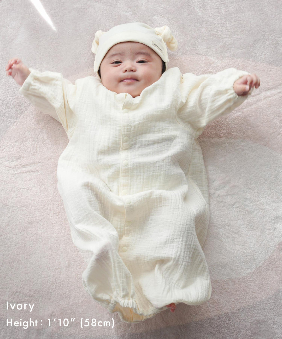 2-Way Double Gauze Coverall Romper