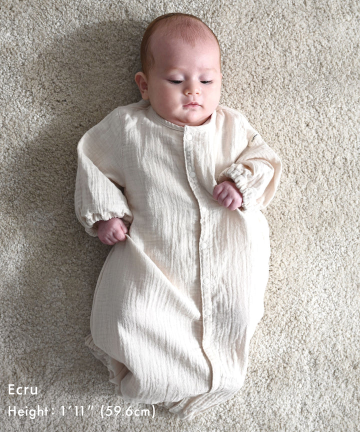 2-Way Double Gauze Coverall Romper