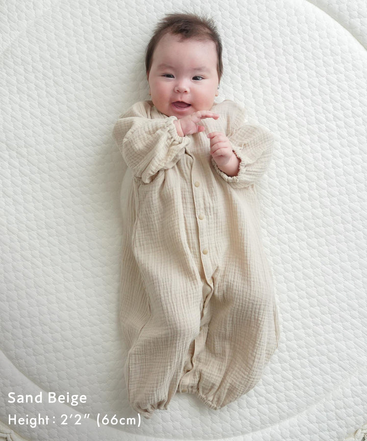 2-Way Double Gauze Coverall Romper