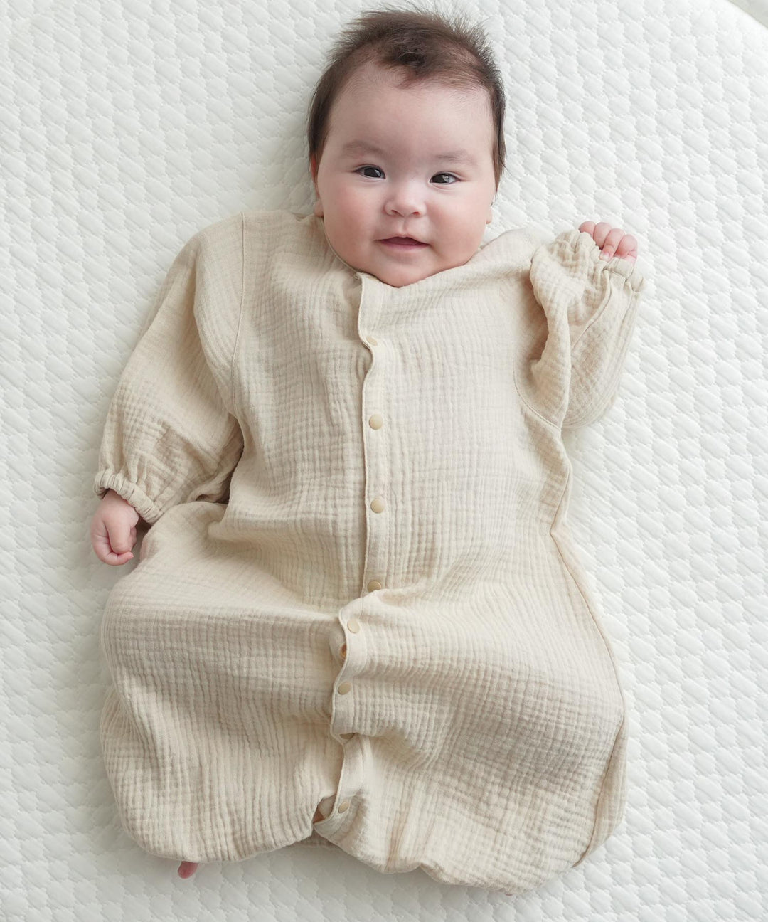 2-Way Double Gauze Coverall Romper