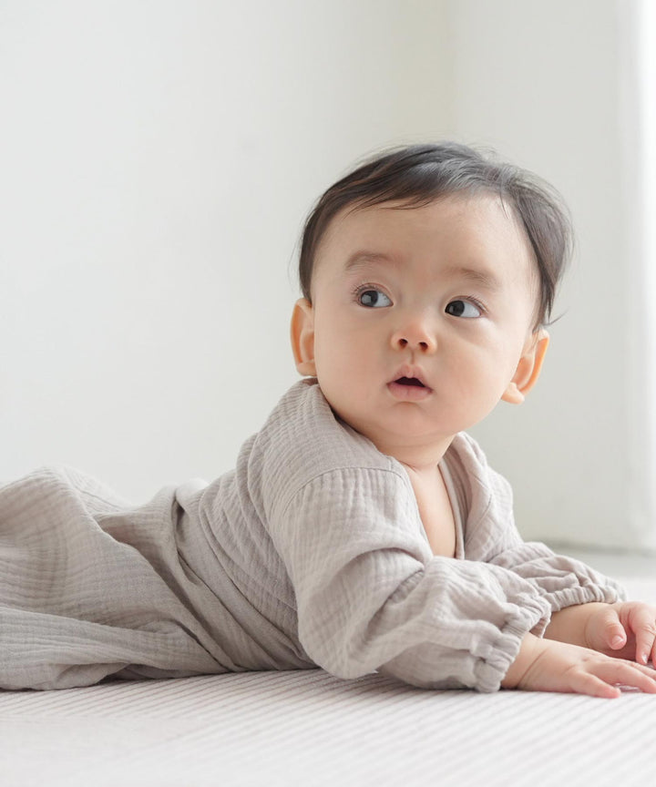 2-Way Double Gauze Coverall Romper