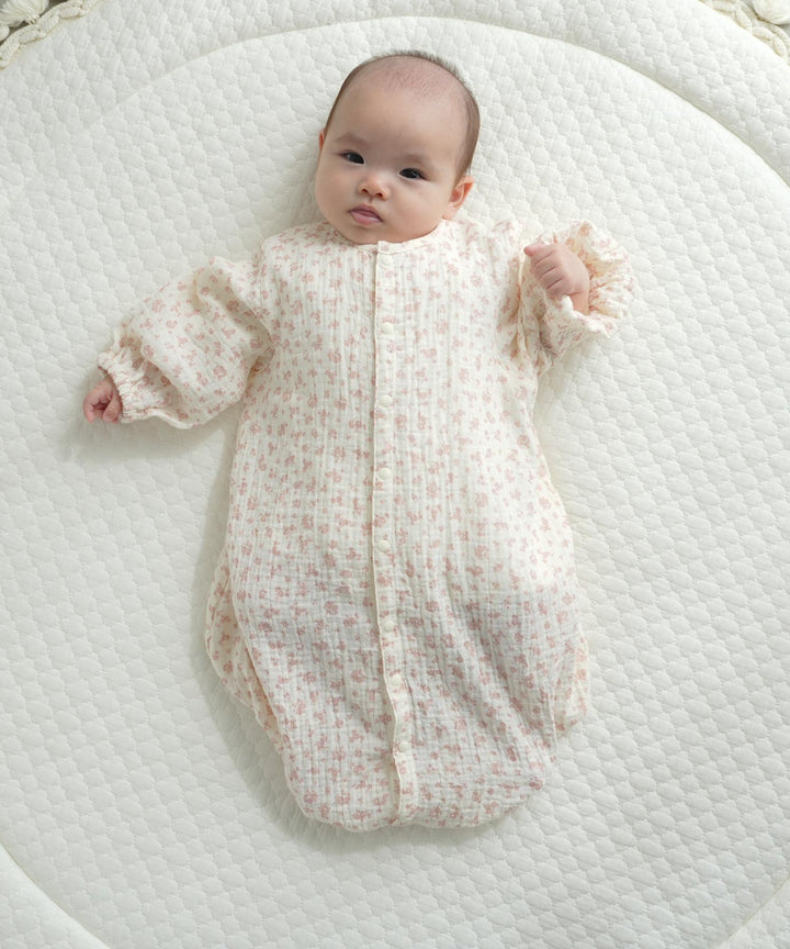 2-Way Double Gauze Coverall Romper