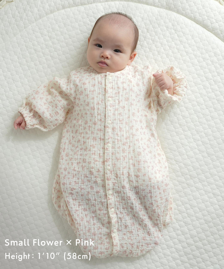 2-Way Double Gauze Coverall Romper