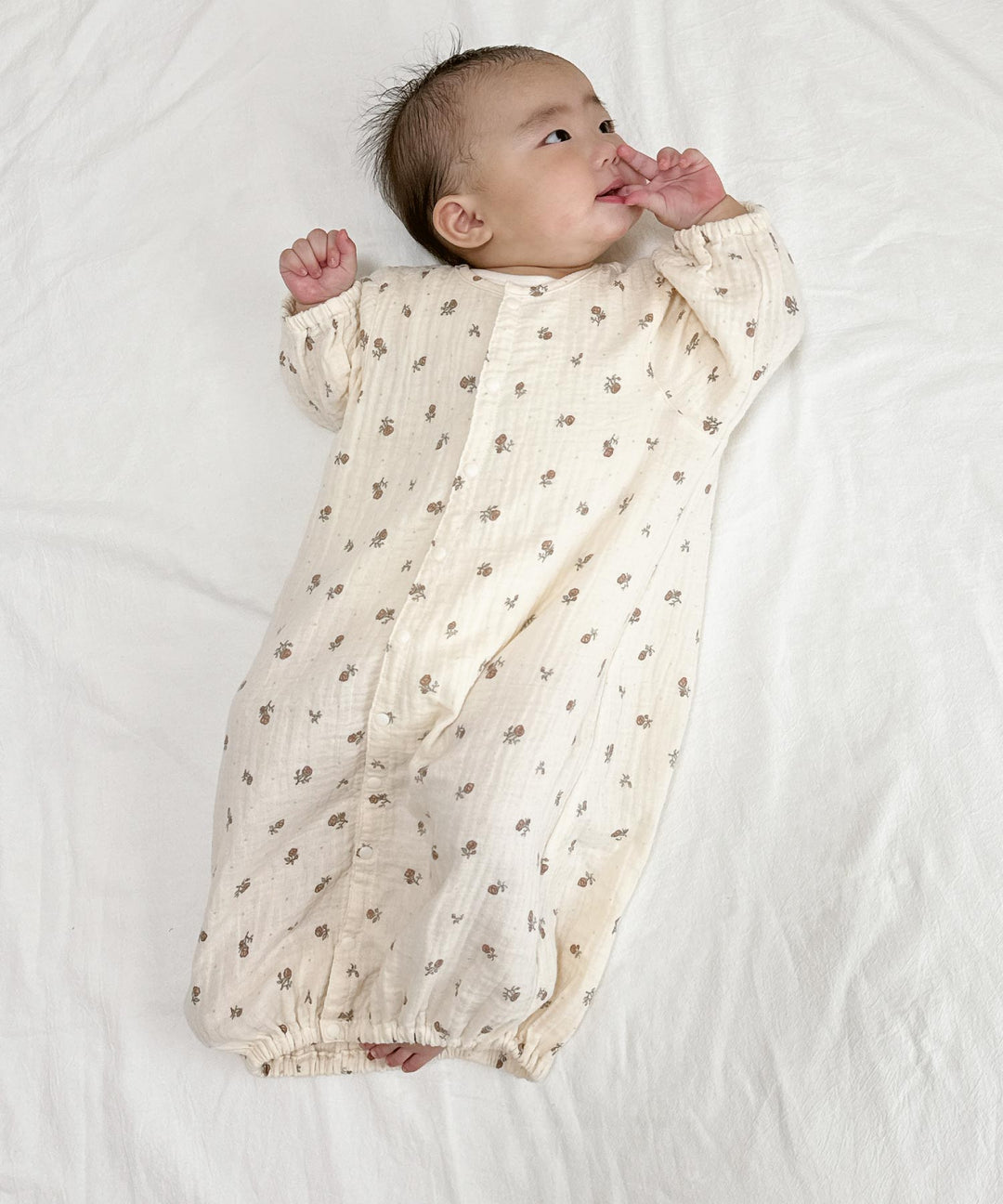 2-Way Double Gauze Coverall Romper