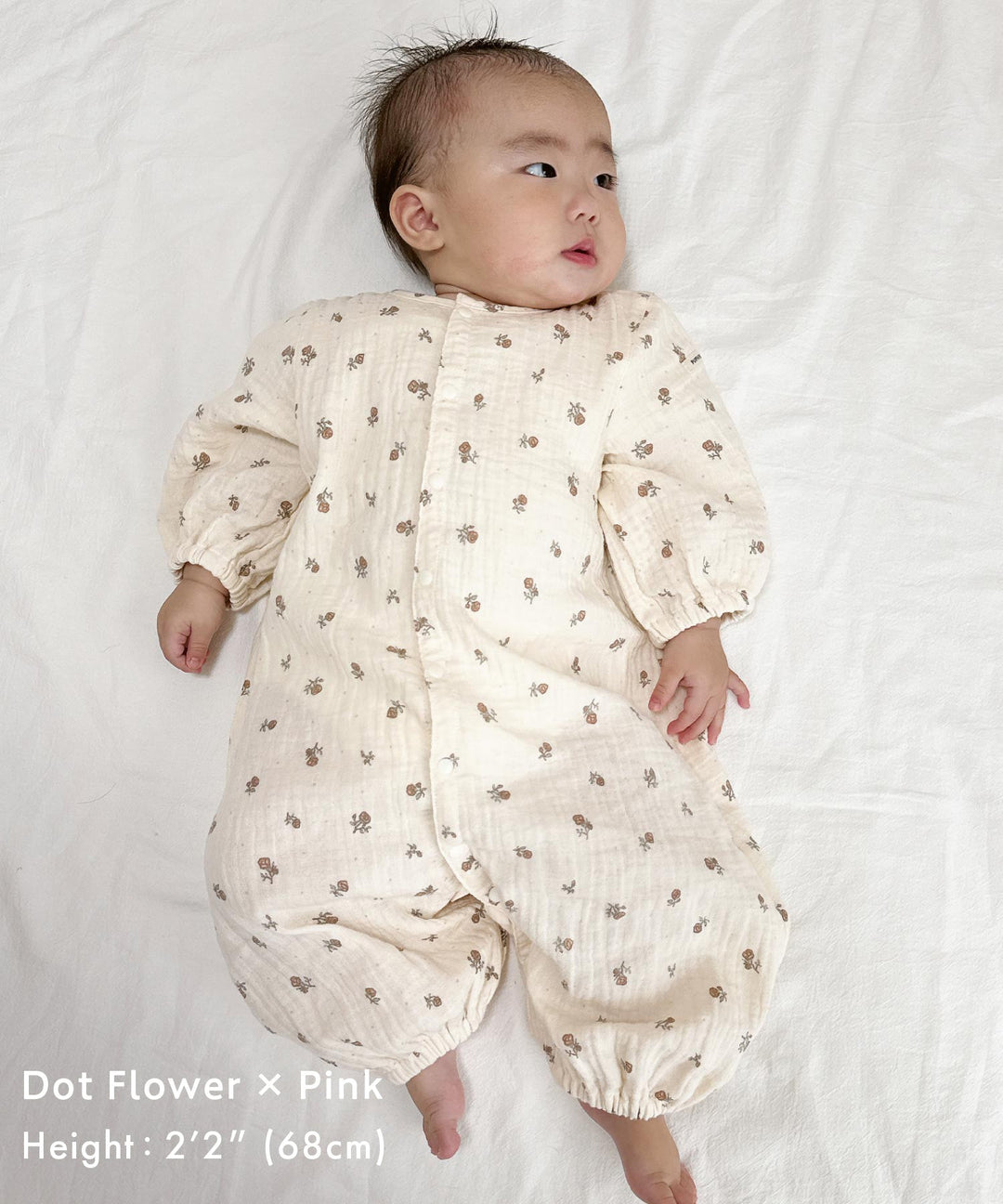 2-Way Double Gauze Coverall Romper