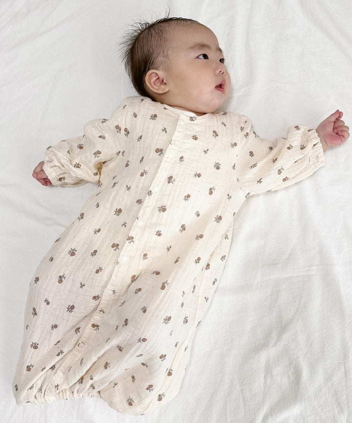 2-Way Double Gauze Coverall Romper