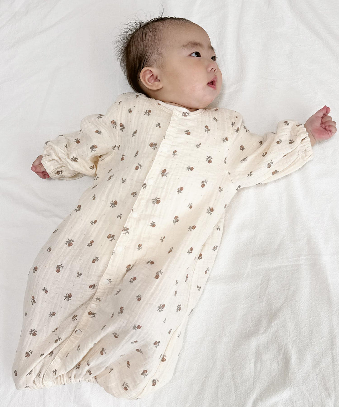 2-Way Double Gauze Coverall Romper