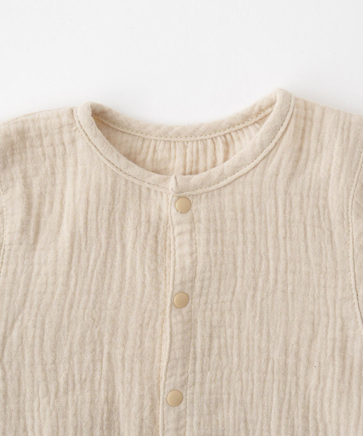 2-Way Double Gauze Coverall Romper