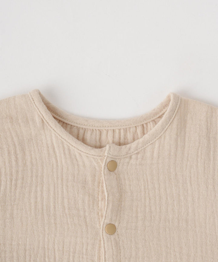 2-Way Double Gauze Coverall Romper