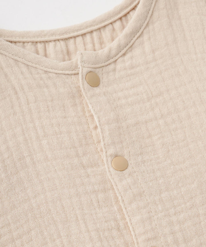 2-Way Double Gauze Coverall Romper