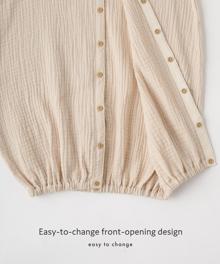 2-Way Double Gauze Coverall Romper