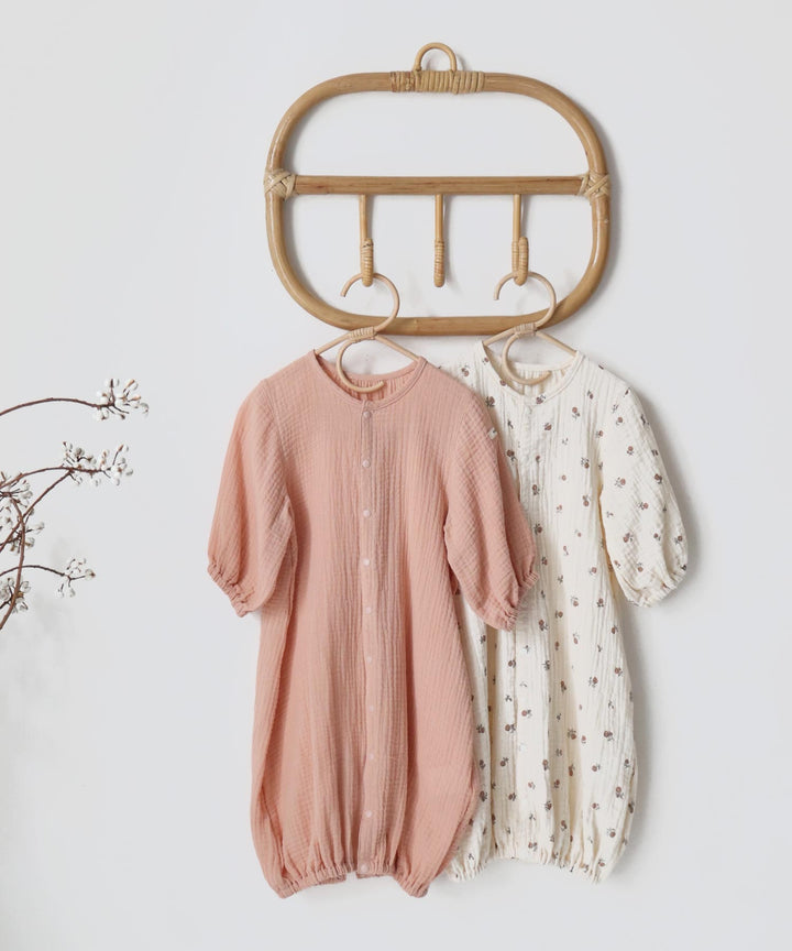 2-Way Double Gauze Coverall Romper