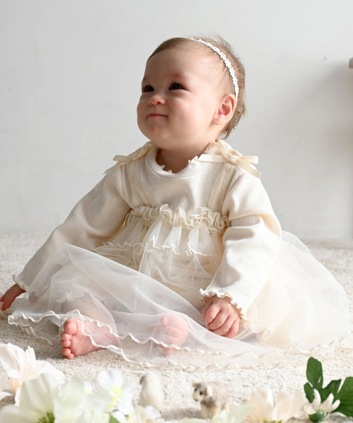 Tulle Frill One-Piece Romper