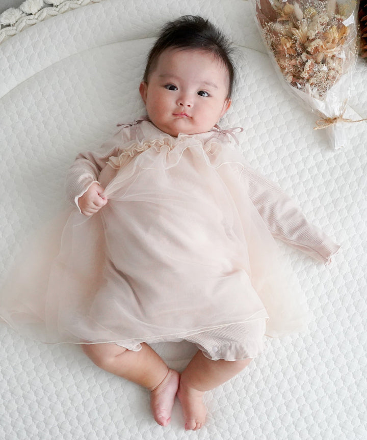 Tulle Frill One-Piece Romper