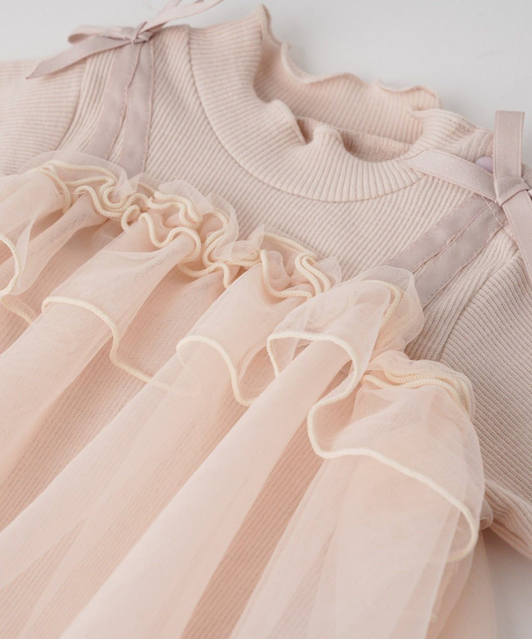 Tulle Frill One-Piece Romper