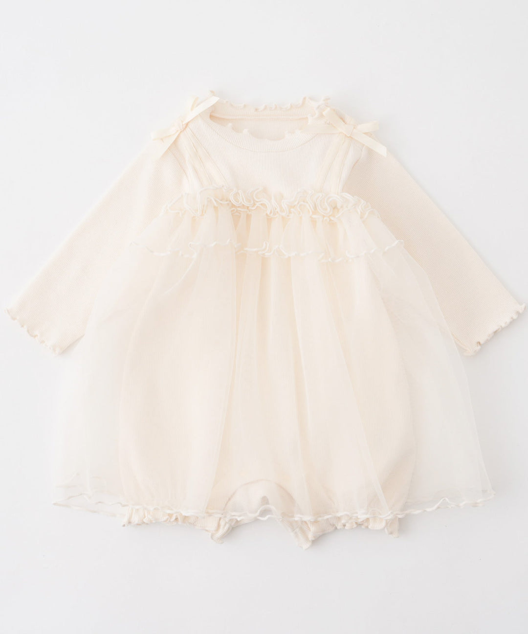 Tulle Frill One-Piece Romper
