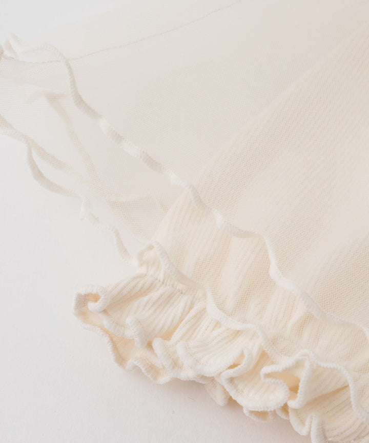 Tulle Frill One-Piece Romper