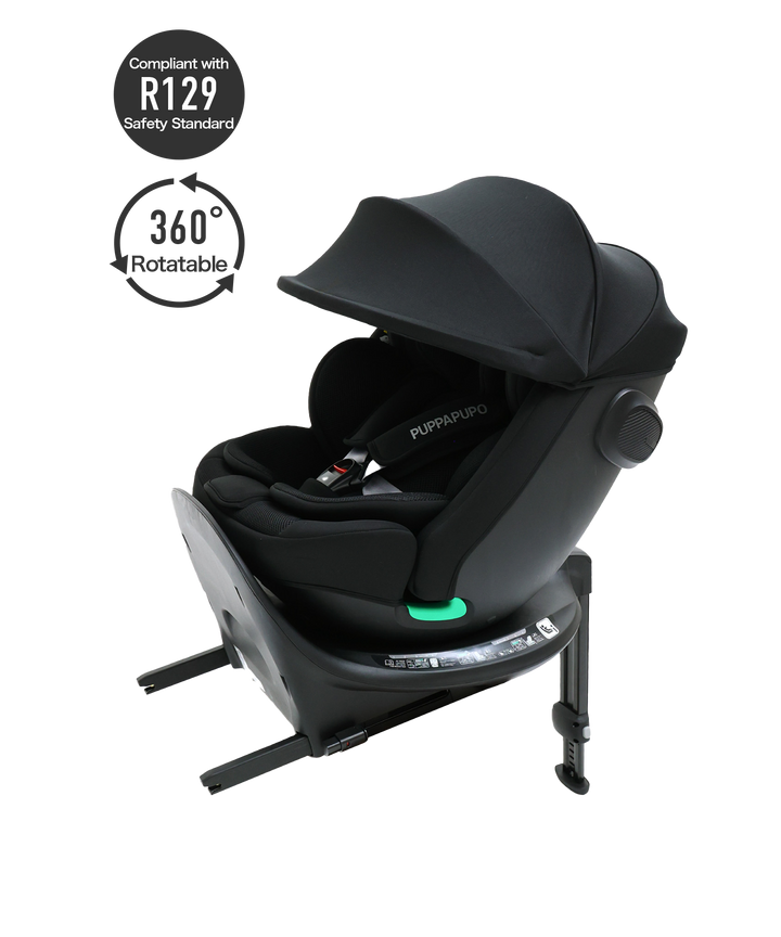 [หมุนได้ 360°] เบาะนิรภัยสำหรับเด็กในรถยนต์ระบบ ISOFIX