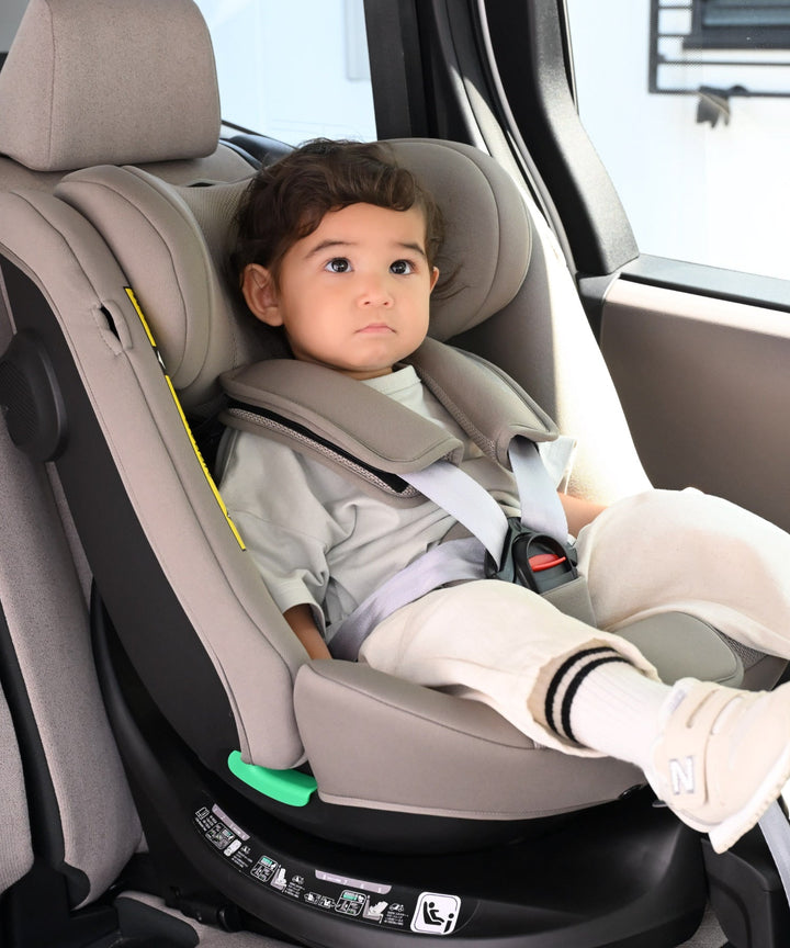 [หมุนได้ 360°] เบาะนิรภัยสำหรับเด็กในรถยนต์ระบบ ISOFIX