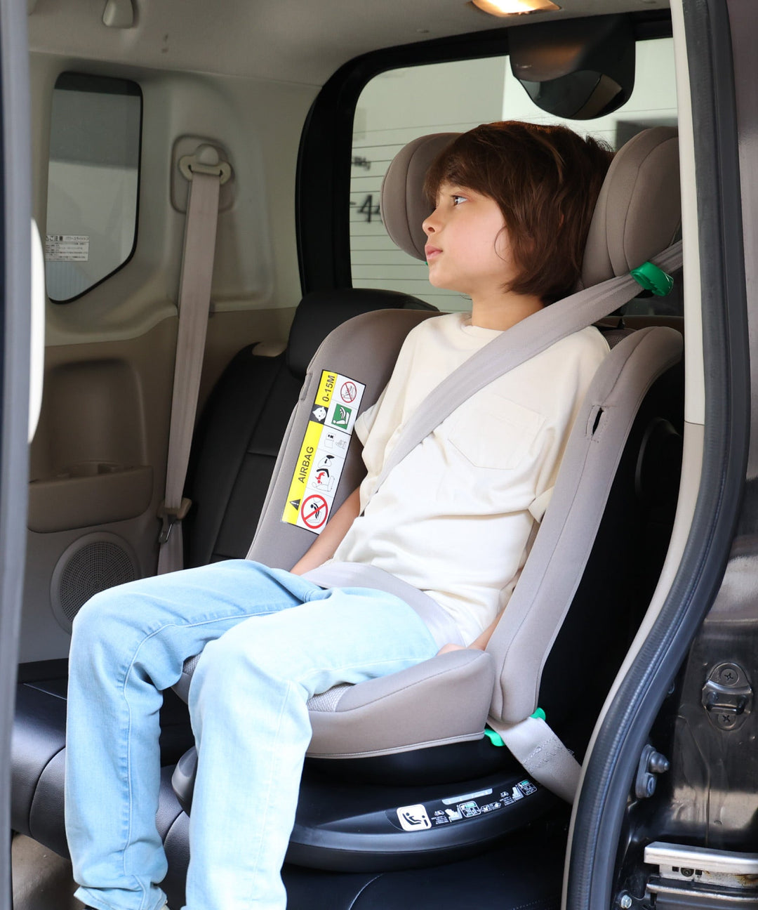 [หมุนได้ 360°] เบาะนิรภัยสำหรับเด็กในรถยนต์ระบบ ISOFIX