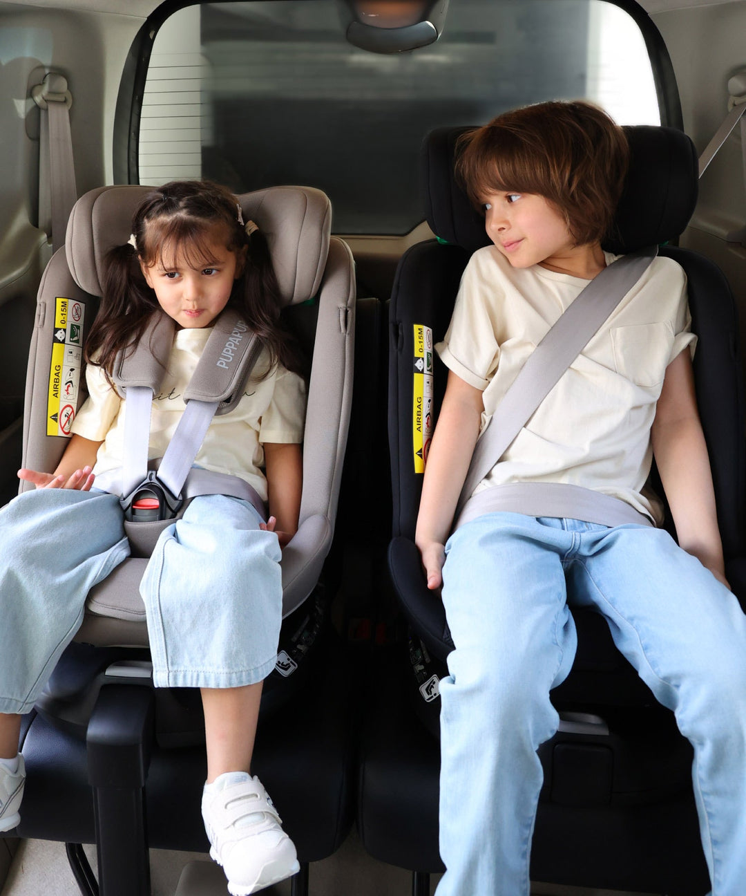 [หมุนได้ 360°] เบาะนิรภัยสำหรับเด็กในรถยนต์ระบบ ISOFIX