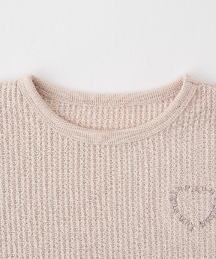 羅紋圓 નીચે 短袖格子 T 恤