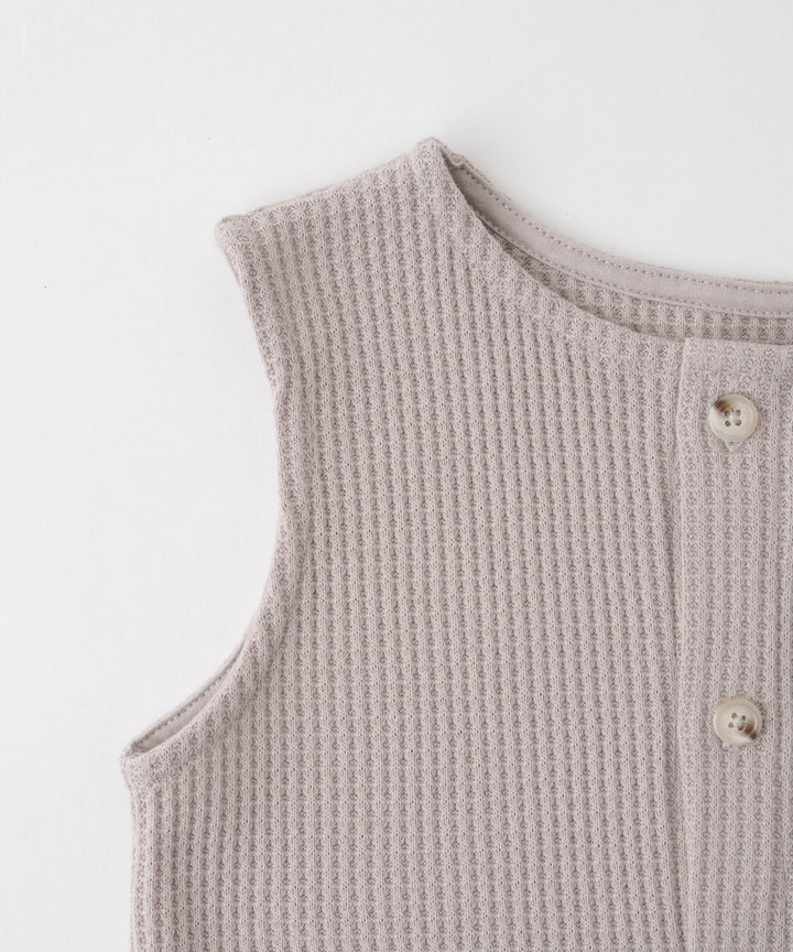 2-Way Front & Back Sleeveless Waffle Top