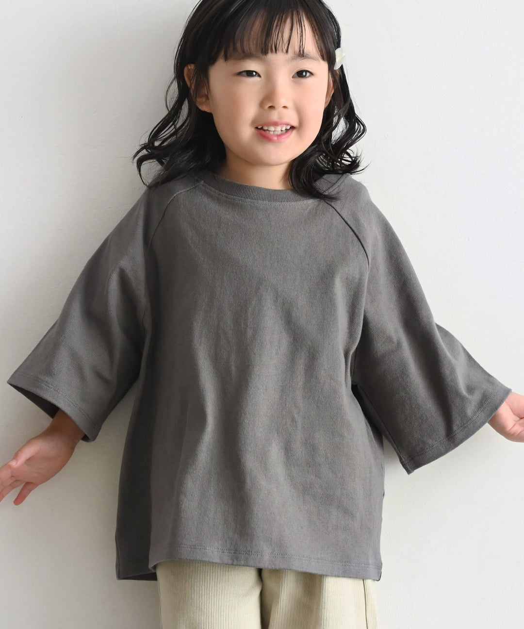 Heavyweight Cotton Raglan 3/4-Sleeve T-Shirt