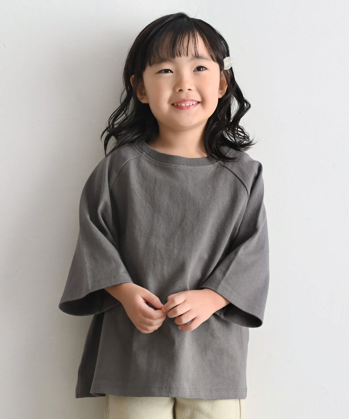 Heavyweight Cotton Raglan 3/4-Sleeve T-Shirt